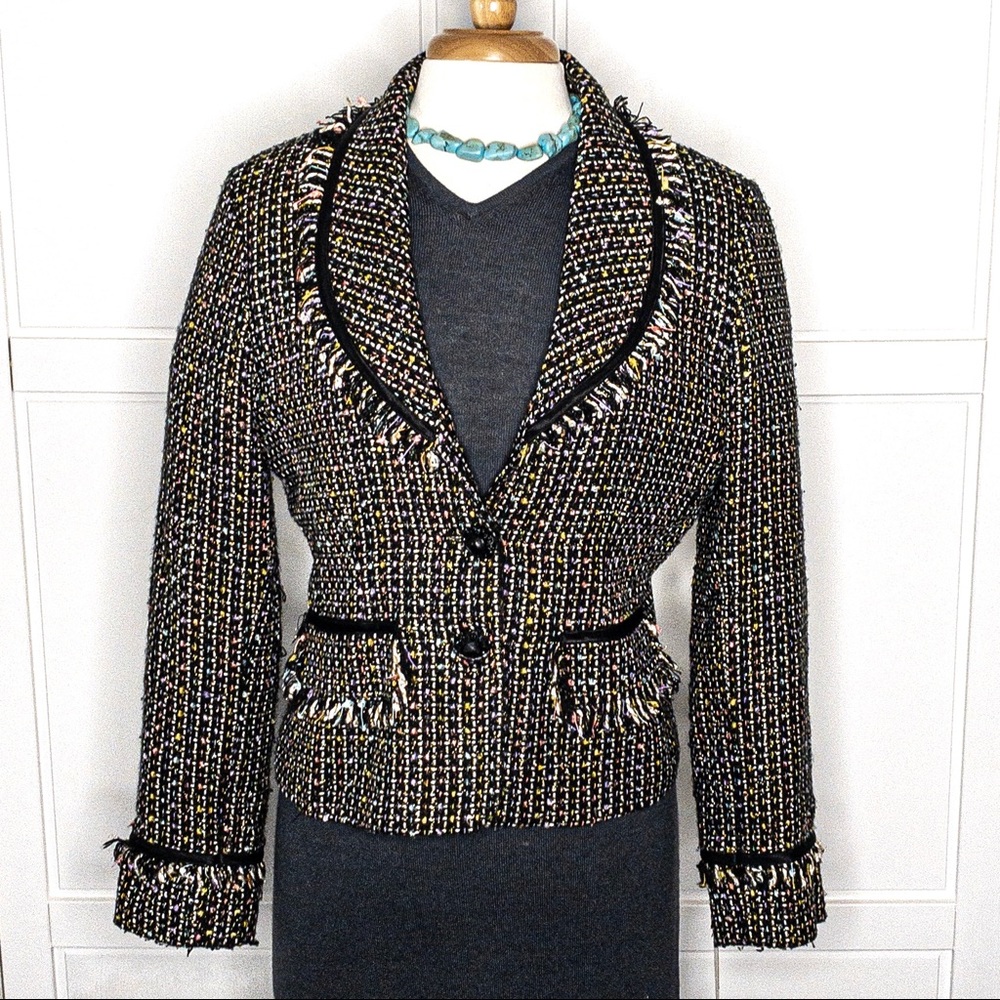 New York City Design Co | Black Tweed Blazer